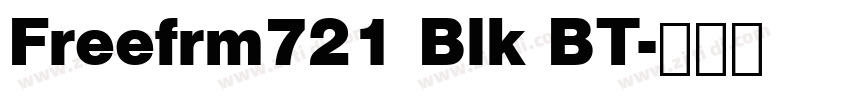 Freefrm721 Blk BT字体转换